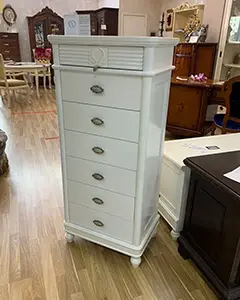 Комод высокий "Мария Сильва" Слоновая кость MS836  купить в интернет магазине Мебель из массива. Звоните +7 495 961-63-63 Комоды из массива дерева
