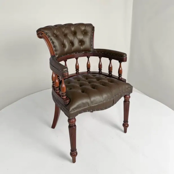 Кабинетное рабочее кресло MSMU.513 BROWN UN24 BROWN купить в интернет магазине Мебель из массива. Звоните +7 495 961-63-63 Мебель Индонезии